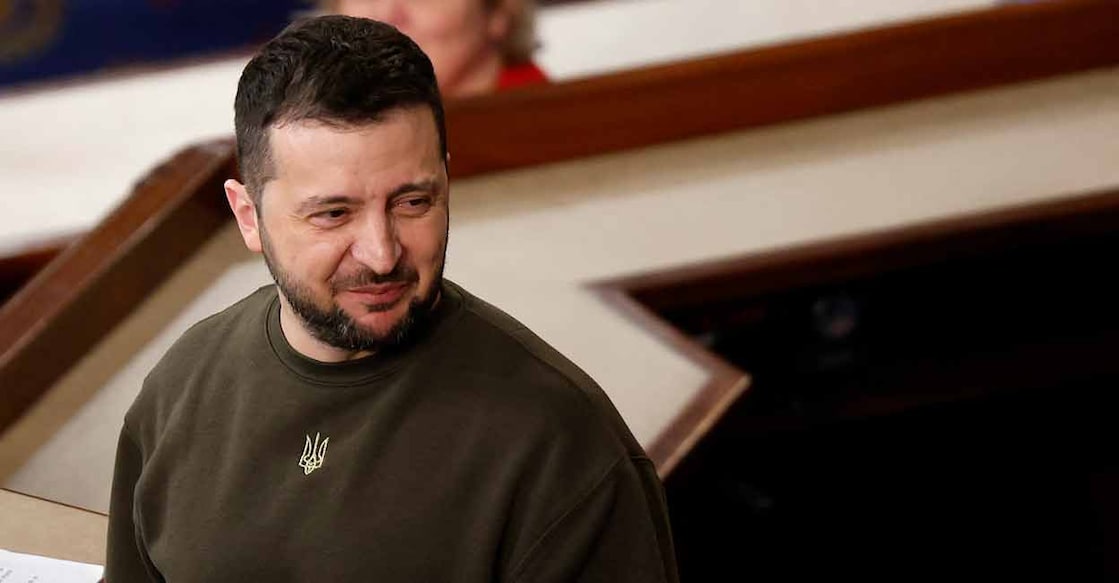 President of Ukraine Volodymyr Zelenskyy addresses a joint meeting of Congress in the House Chamber of the US Capitol on December 21, 2022 in Washington, DC. Photo: AFP/Anna Moneymaker