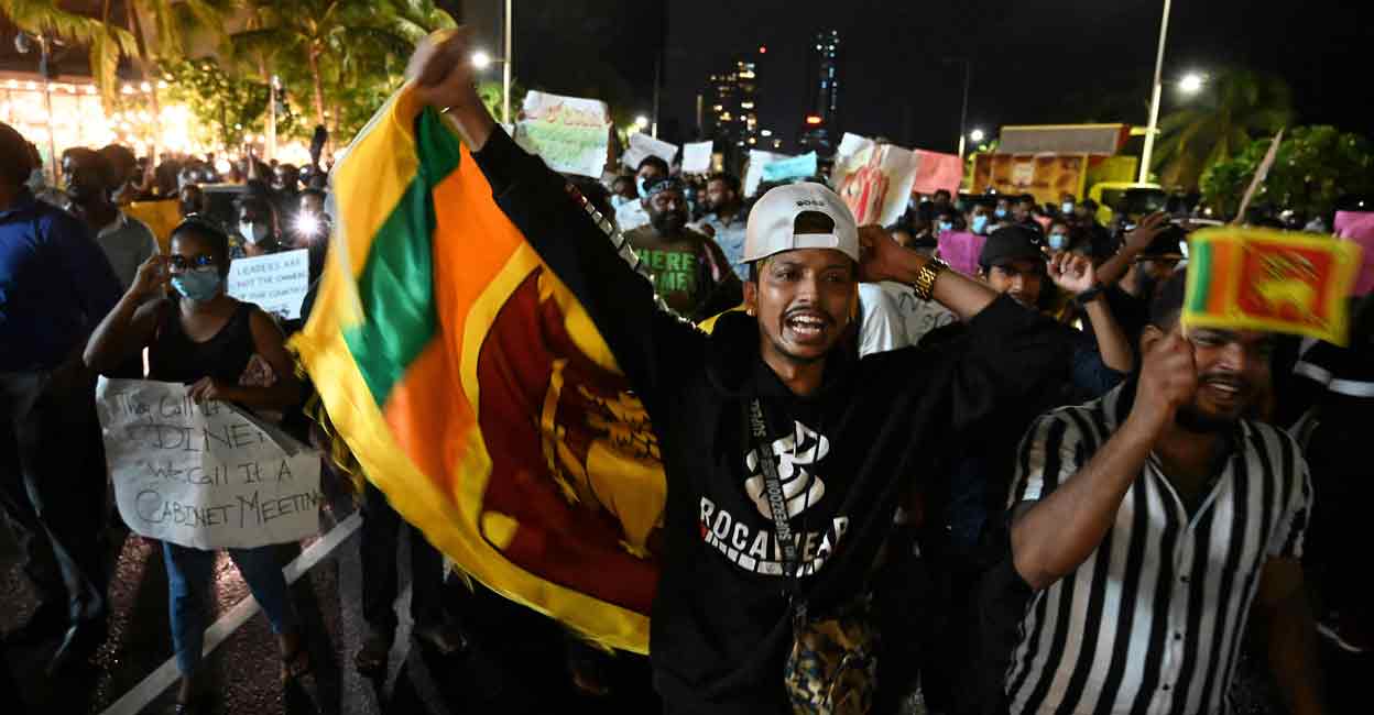 SRI LANKA-POLITICS-PROTEST SRI LANKA-POLITICS-PROTEST