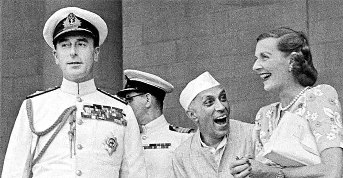 Lord Mountbatten, Jawaharlal Nehru, Edwina Mountbatten