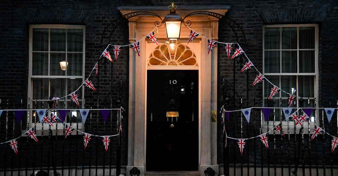 A general view of the front of 10 Downing Street following the result of the no-confidence vote on British Prime Minister Boris Johnson, in London, Britain June 6, 2022. REUTERS/Toby Melville