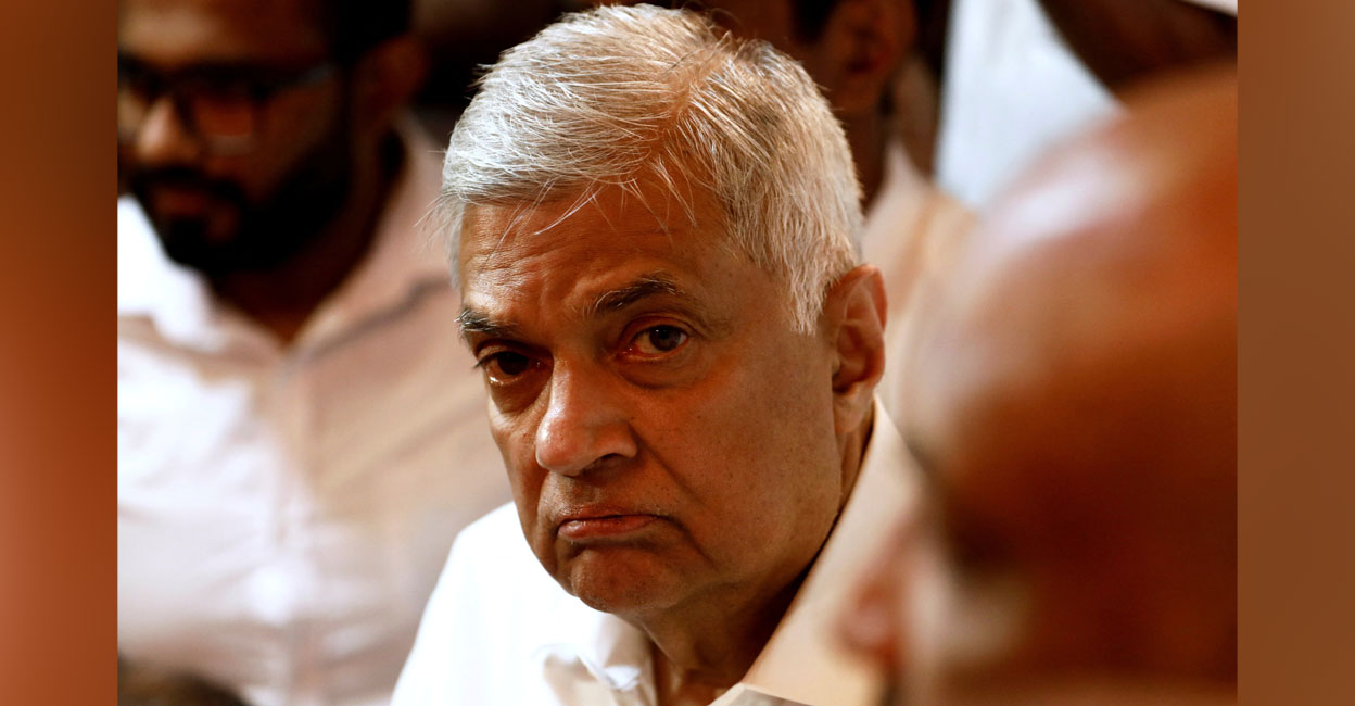 Ranil Wickremesinghe Ranil Wickremesinghe. File photo: Reuters