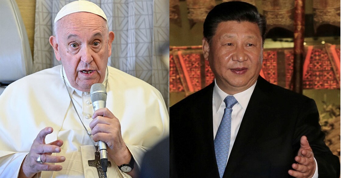 Pope Francis (left) and Chinese President Xi Jinping. Photos: Reuters