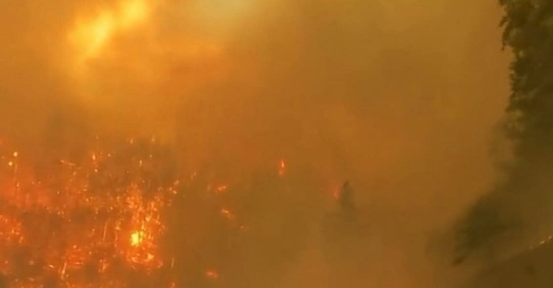 California fire. Photo: IANS. 