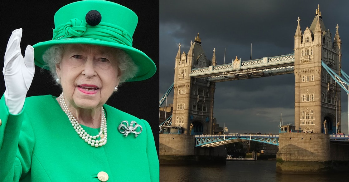 When the queen dies, her private secretary will ring up the prime minister and say, 'London Bridge has fallen'.  Photos: AFP
