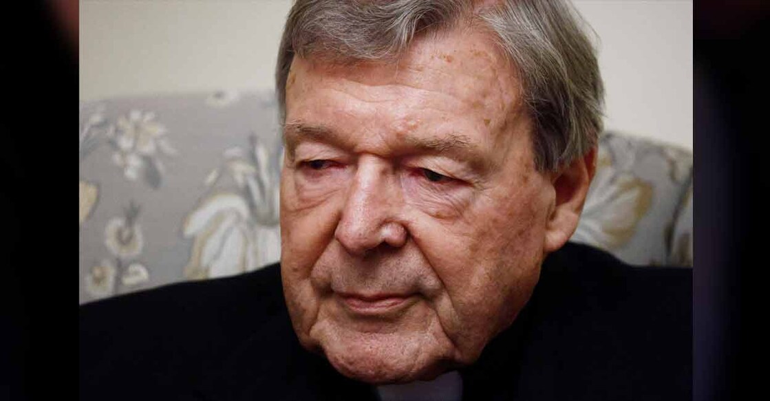 Cardinal George Pell Australian Cardinal George Pell looks on during an interview with Reuters in Rome, Italy on December 7, 2020. File photo: Reuters/Guglielmo Mangiapane