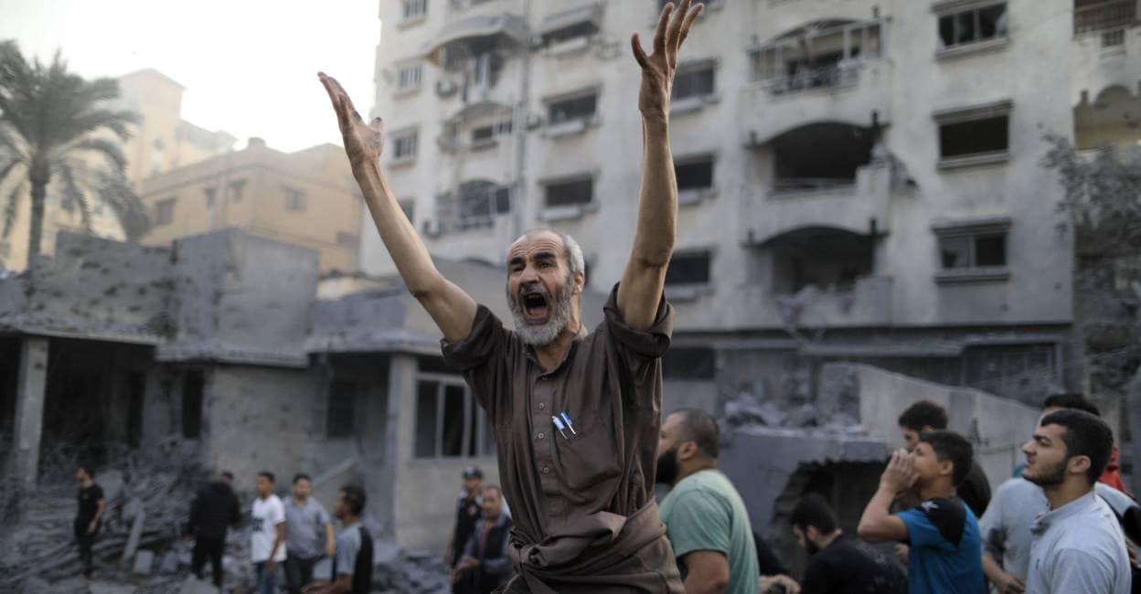 gaza-man-scream gaza-man-scream