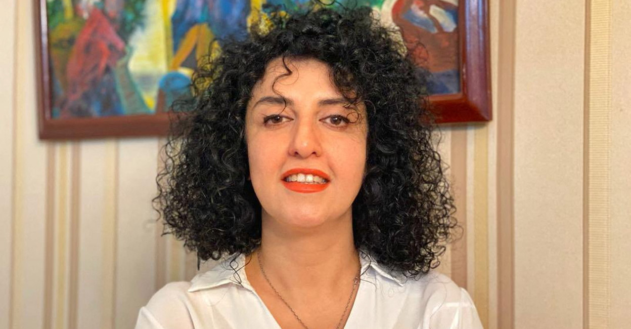 nobel-peace-prize-2023-main Iranian human rights activist and the vice president of the Defenders of Human Rights Center (DHRC) Narges Mohammadi. Photo: Mohammadi family archive photos/Handout via REUTERS