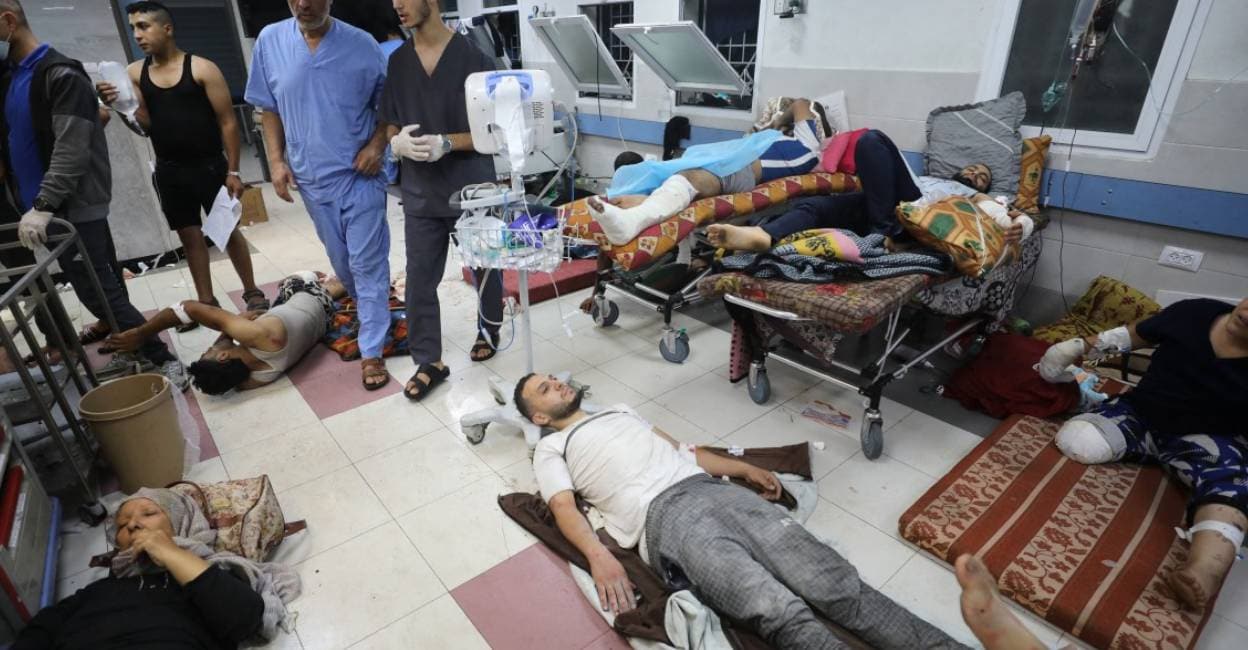 Gunfire, Strikes Hit Gaza Hospital Leaving Thousands In Dire State ...