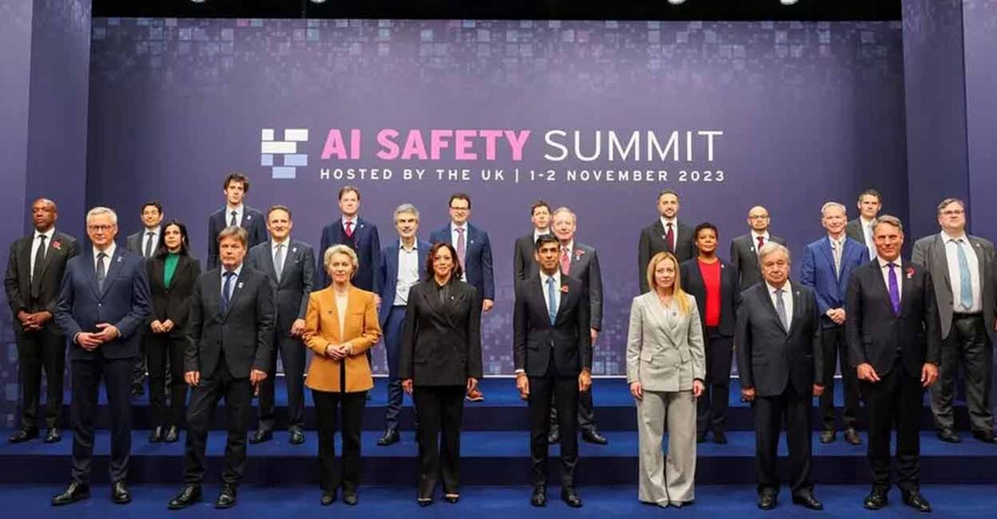 Countries agreed substantial risks may arise from potential intentional misuse or unintended issues of control of frontier AI. Photo: Twitter / @RishiSunak