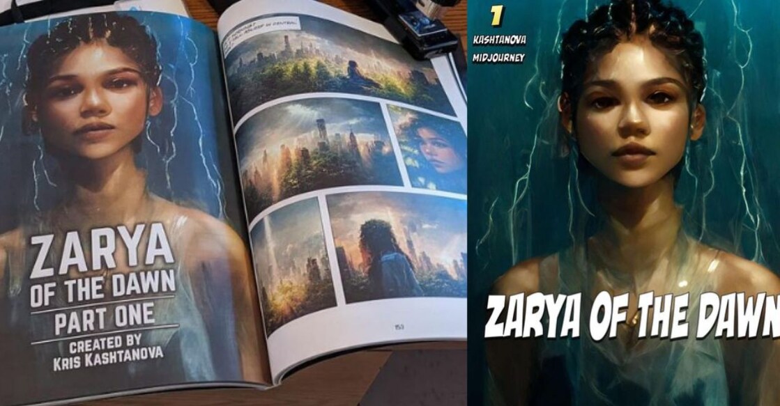 "Zarya of the Dawn" author Kris Kashtanova is entitled to a copyright for the parts of the book Kashtanova wrote and arranged, but not for the images produced by Midjourney: US Copyright Office. Photo courtesy: Kris Kashtanova/ Instagram