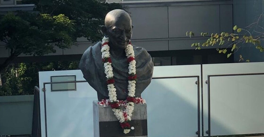 The incident comes just after anti-India elements defaced and spray-painted a statue of Mahatma Gandhi in Ontario. Photo: IANS