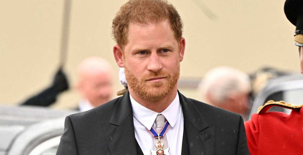 Prince Harry arrives for the coronation of King Charles at Westminster Abbey. Photo: Reuters