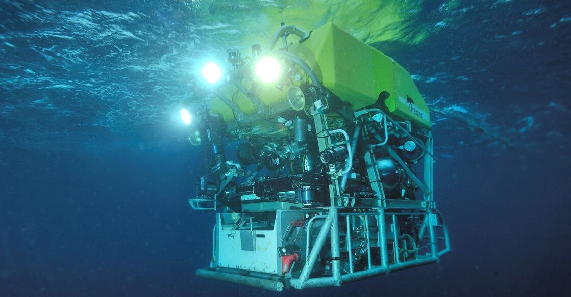 A view shows the ROV (Remotely Operated underwater Vehicle) Victor 6000 in this undated photograph released by Ifremer. Photo: Reuters