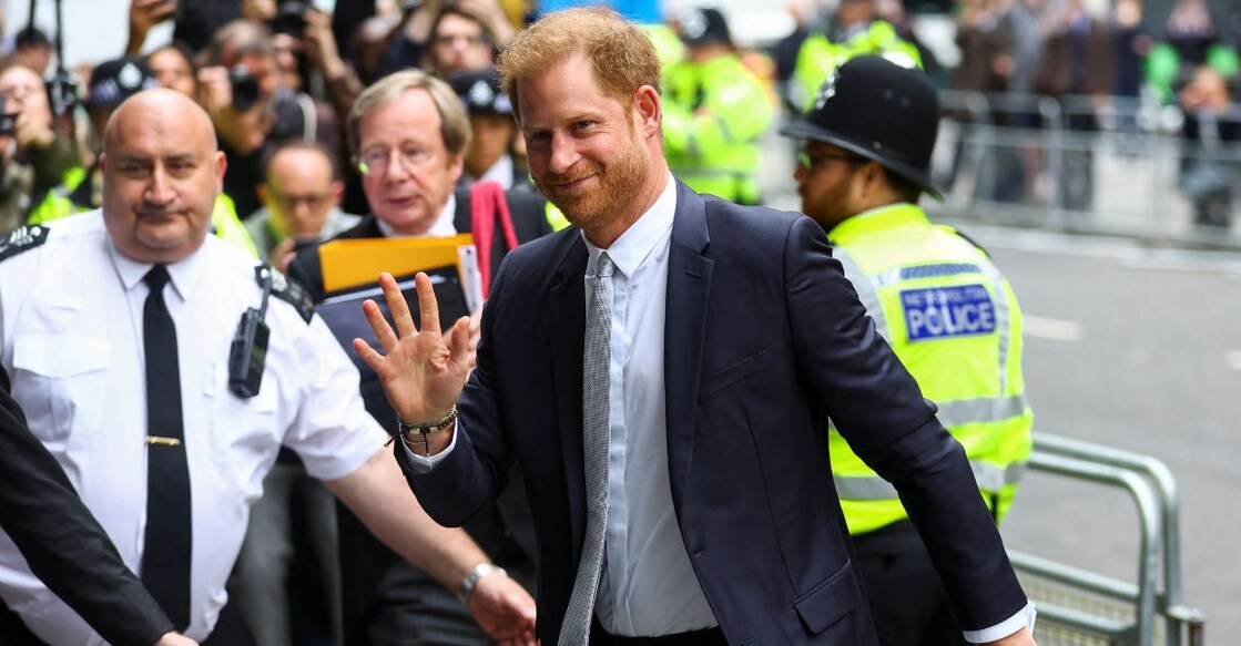 Britain's Prince Harry, Duke of Sussex walks outside the Rolls Building of the High Court in London, Britain June 7, 2023. Photo: Reuters