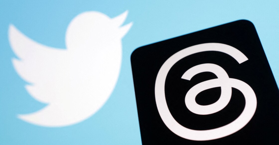 Meta's Threads app and Twitter logos are seen in this illustration taken on July 4, 2023. Photo: REUTERS/Dado Ruvic/Illustration/File Photo