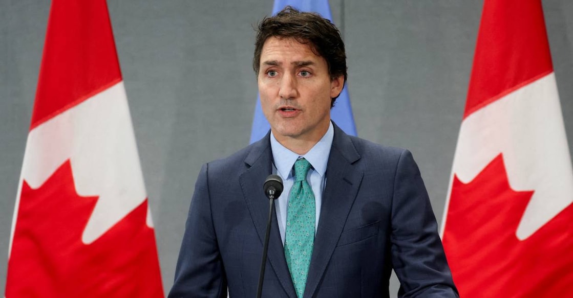Canadian Prime Minister Justin Trudeau holds a press conference on the sidelines of the UNGA in New York. Photo: Reuters