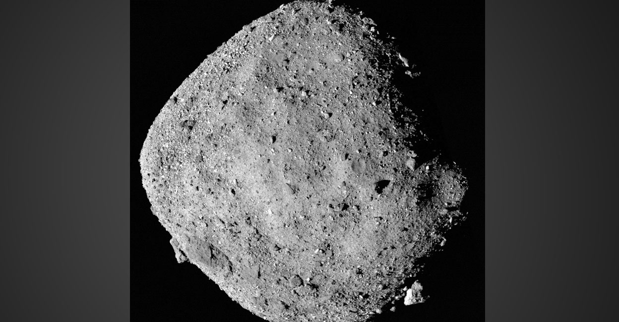 This mosaic image of asteroid Bennu, composed of 12 PolyCam images collected on December 2, 2018 by the OSIRIS-REx spacecraft from a range of 15 miles (24 km). File photo: NASA/Goddard/University of Arizona/Handout via Reuters