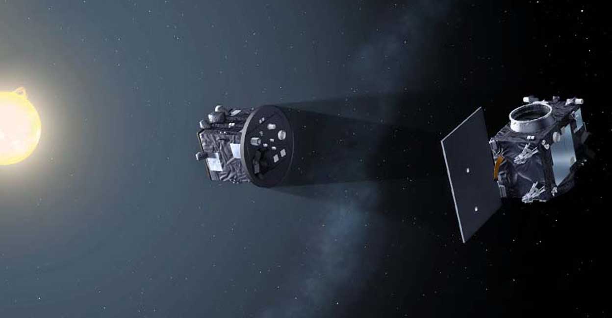 Proba-3 will now be shipped to the Satish Dhawan Space Centre in India for a planned launch by PSLV-XL launcher on November 29. Image: ESA