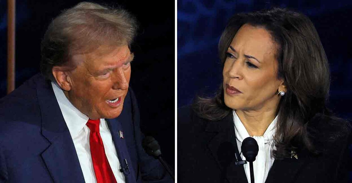 Donald Trump, Kamala Harris. Photo: Reuters