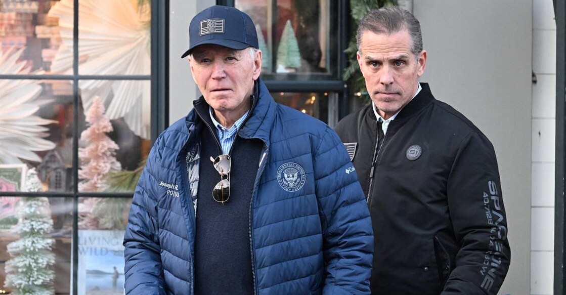 Joe Biden, Hunter Biden and Beau Jr., Nantucket, Massachusetts, November 29, 2024. Photo: Reuters/Craig Hudson