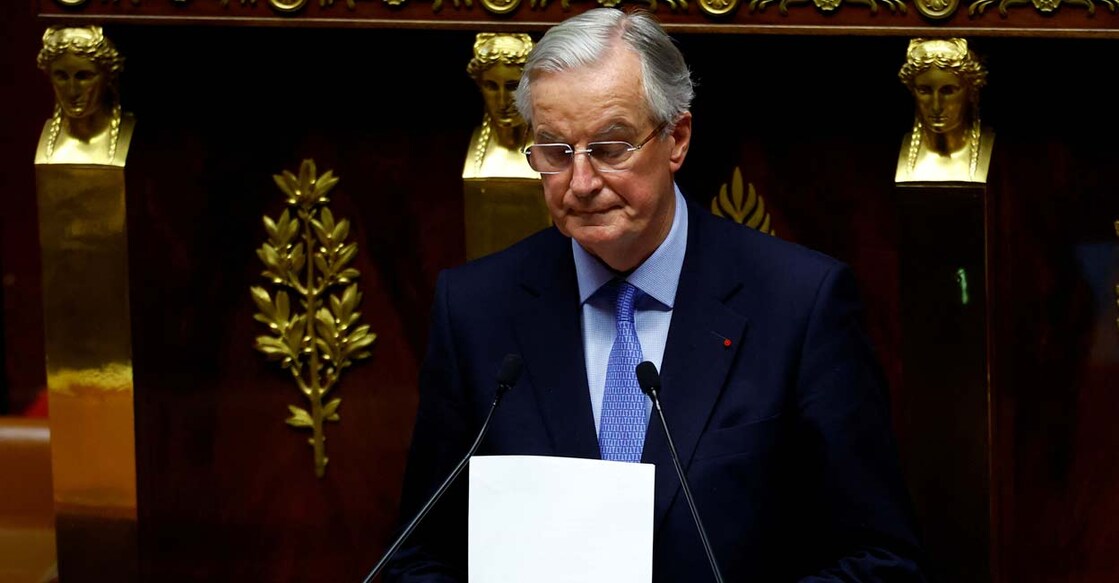 Ousted French Prime Minister Michel Barnier. Photo: REUTERS/Sarah Meyssonnier