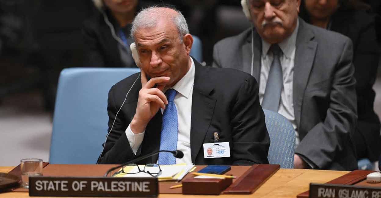 Palestine is currently a non-member observer State, a status that was granted in November 2012 by the UN General Assembly. Photo: AFP