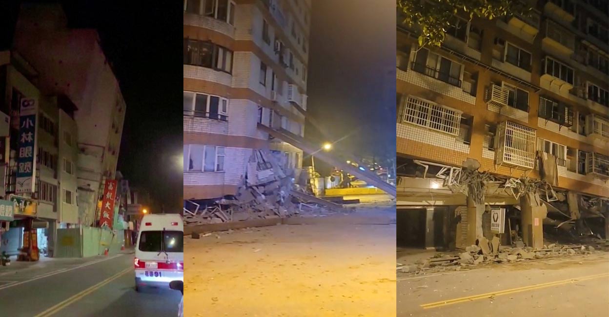 The quakes were centred on the largely rural eastern county of Hualien, where on April 3 at least 14 people died after a 7.2 magnitude temblor. File Photo: Reuters. 
