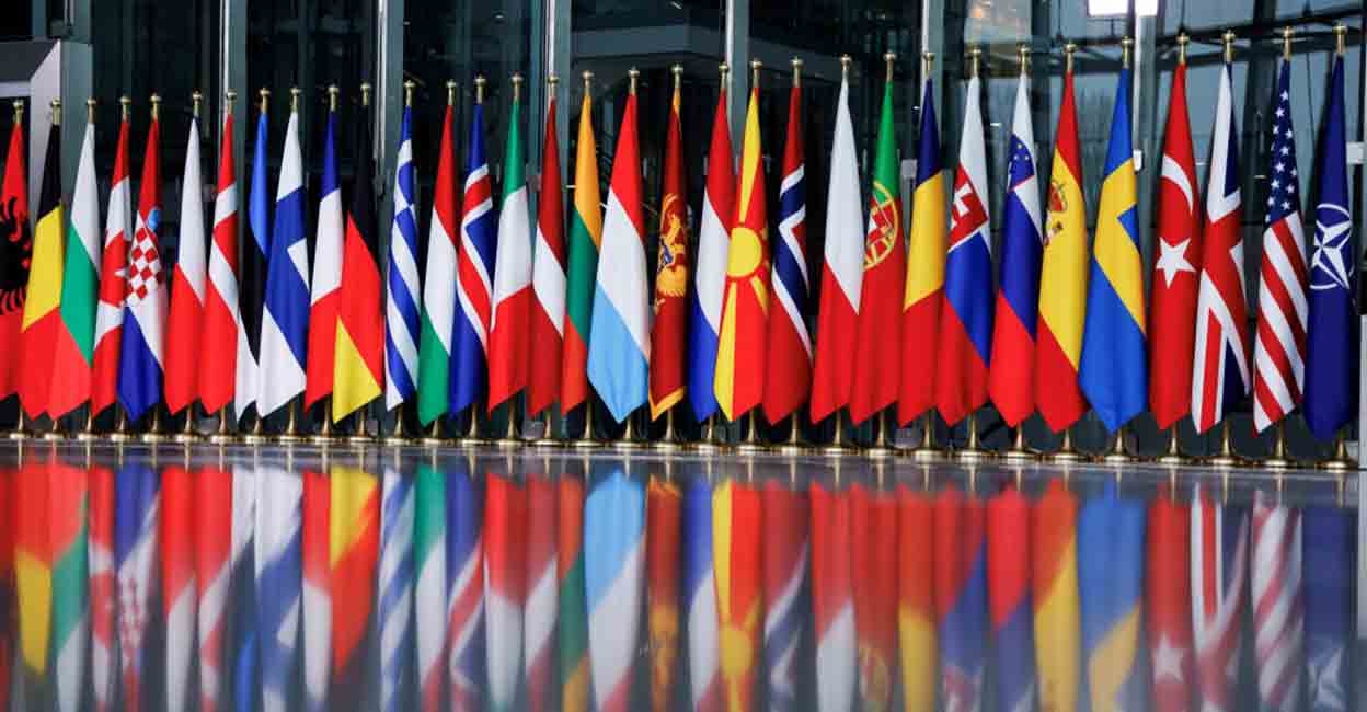 Since its creation on April 4, 1949, the alliance has grown from 12 founding members to 32 member countries. Photo: AFP