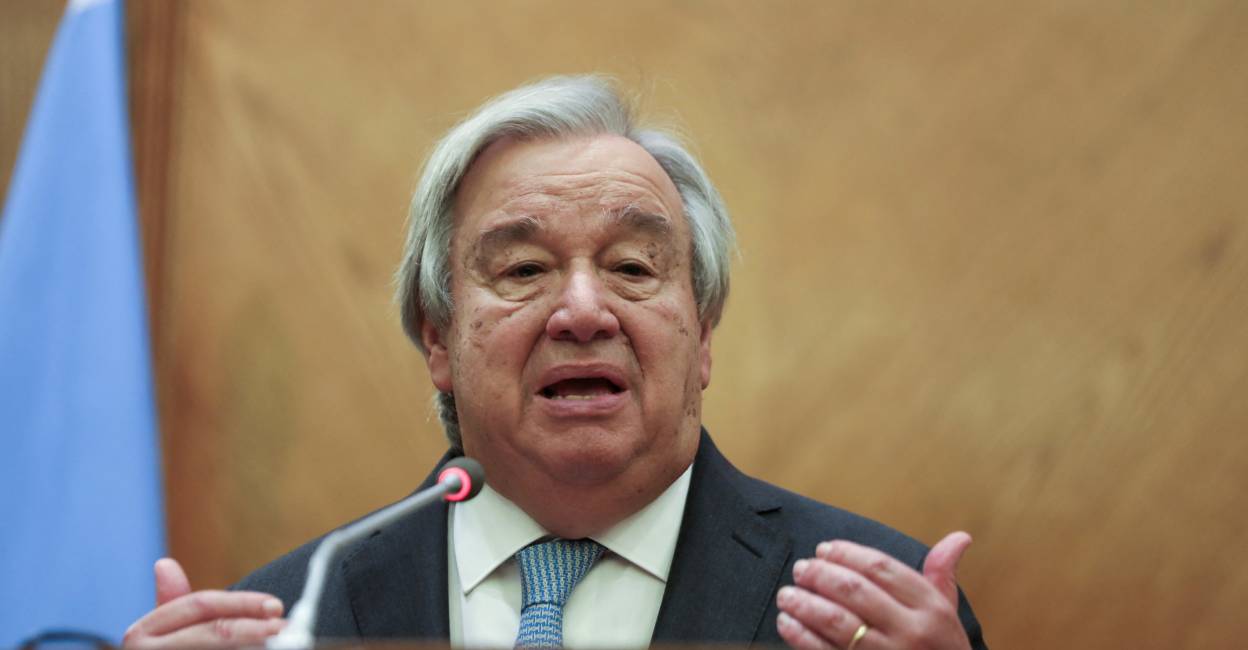 un-chief-gutters-c UN Secretary-General Antonio Guterres. Photo: Reuters