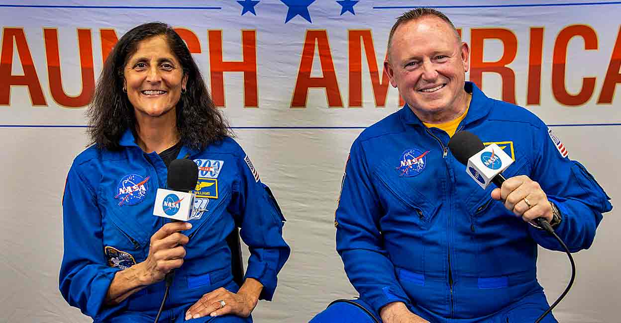 Indian-origin astronaut Sunita Williams who will fly into space for the third time on Tuesday as the pilot aboard Boeings Starliner spacecraft in its first crewed test flight. Photo: PTI