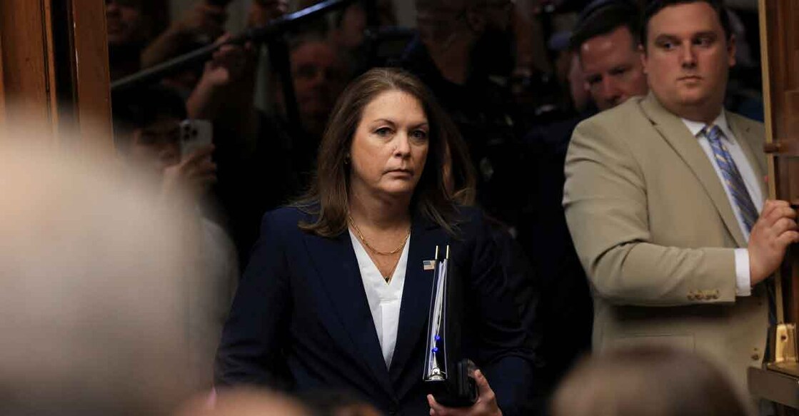 US Secret Service Director Kimberly Cheatle enters a House of Representatives Oversight Committee hearing on the security lapses that allowed an attempted assassination of Republican presidential nominee and former U.S. President Donald Trump, on Capitol Hill in Washington on July 22, 2024. Photo: Reuters/Kevin Mohatt