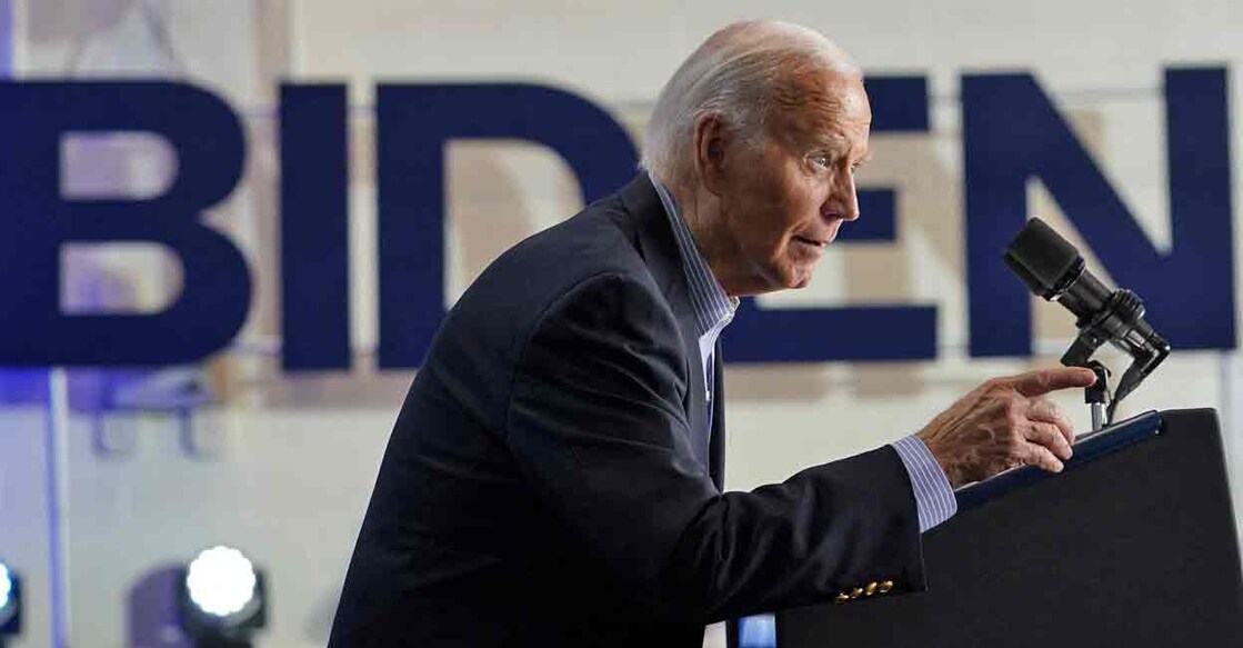 U.S. President Joe Biden speaks during a campaign event at Sherman Middle School, in Madison, Wisconsin, U.S. July 5, 2024. Photo: REUTERS/Nathan Howard