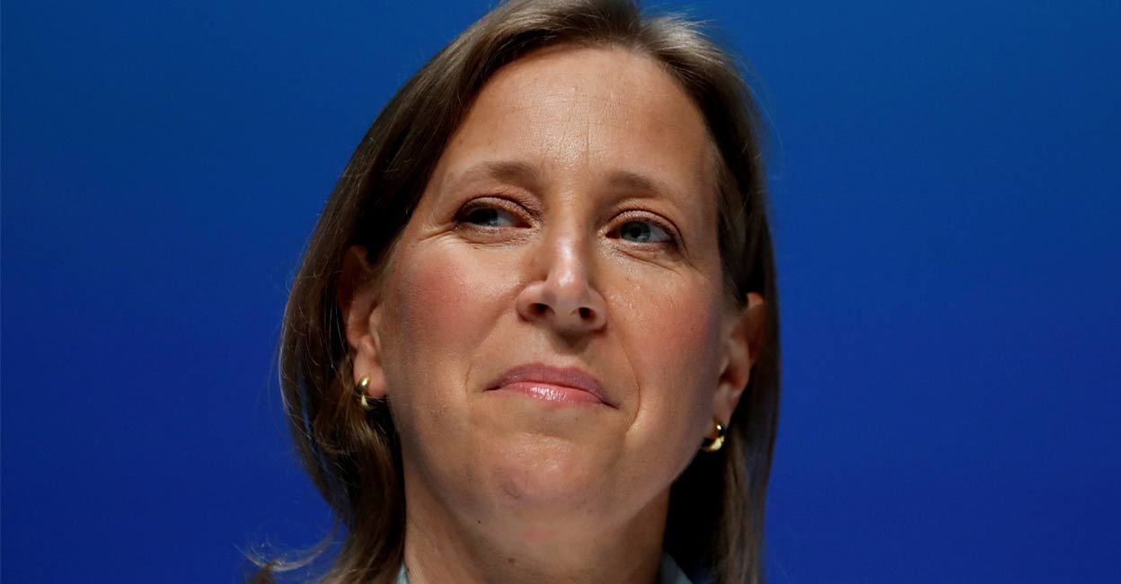 Susan-Wojcicki-ls YouTube CEO Susan Wojcicki attends a conference at the Cannes Lions International Festival of Creativity, in Cannes, France, June 19, 2018. File Photo: Reuters.