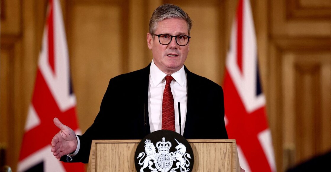 keir-starmer-riots-uk.jpg Britain's Prime Minister Keir Starmer delivers a speech during a press conference, following clashes after the Southport stabbing, at 10 Downing Street in central London, Britain, August 1, 2024. Photo: Reuters/Henry Nicholls