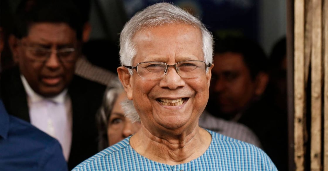 Student leaders in Bangladesh on August 5, demanded Nobel winner Muhammad Yunus lead a caretaker government, a day after the military took control as mass demonstrations forced longtime ruler Sheikh Hasina to flee the country. File Photo: AFP. 