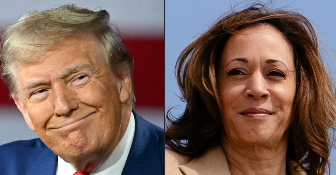 Donald Trump and Kamala Harris. Photo: AFP
