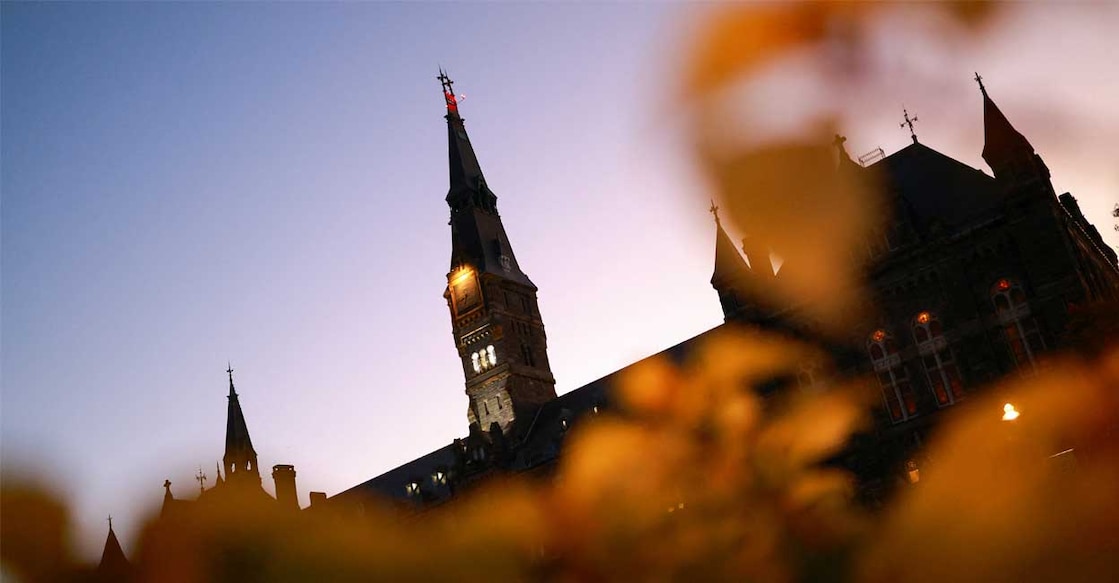 A general view shows Georgetown University in Washington.  Photo: REUTERS/Jose Luis Gonzalez