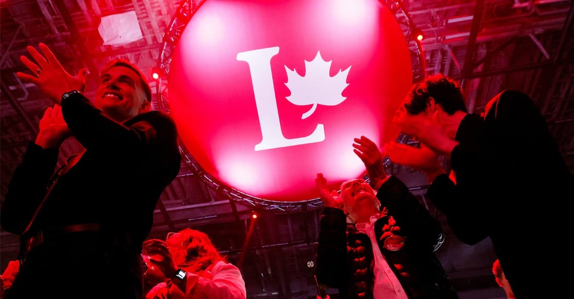 canada-liberals Supporters of Canada's Prime Minister Mark Carney react to polling numbers at the Liberal Party election night headquarters in Ottawa, Ontario, Canada, April 28, 2025. Photo: Reuters.