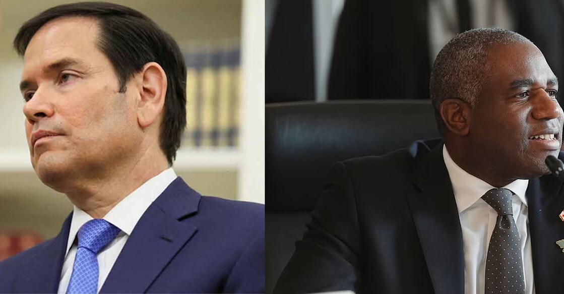 US Secretary of State Marco Rubio (R) and UK Foreign Secretary David Lammy (L). Photo: REUTERS/Leah Millis, instagram.com/david.lammy