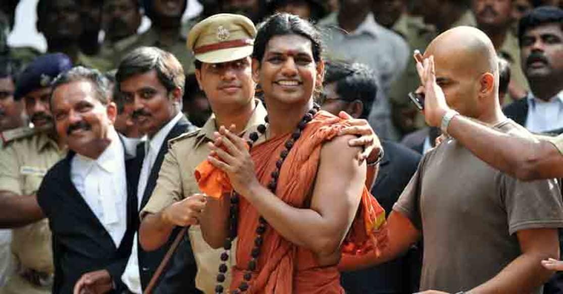 Swami Nithyananda booked, two disciples held for 'kidnapping' Swami Nithyananda booked, two disciples held for 'kidnapping'