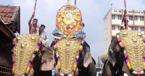 Temple to replace elephants with palanquin during festival