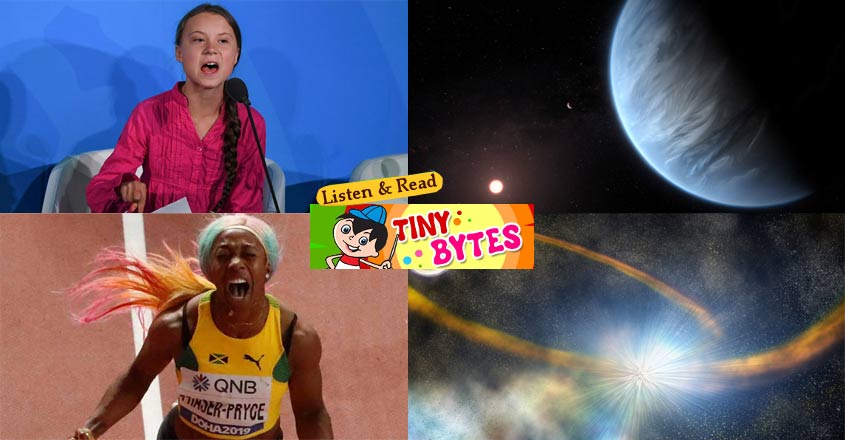 Tiny Bytes: Greta Thunberg berates world leaders, Fraser-Pryce wins fourth world gold and more