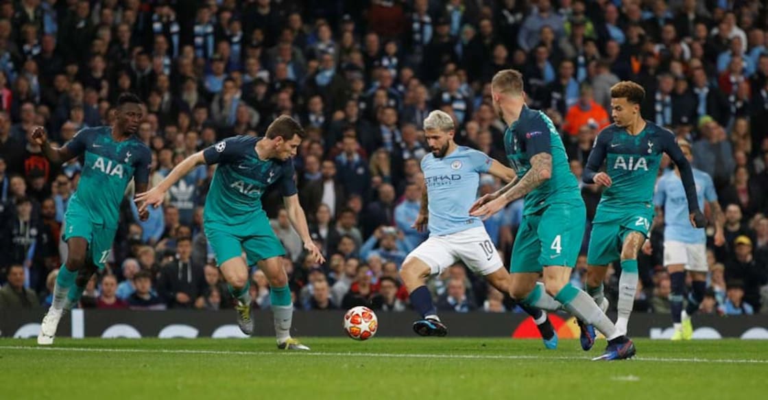 Spurs stun City to go through after seven-goal thriller, VAR drama