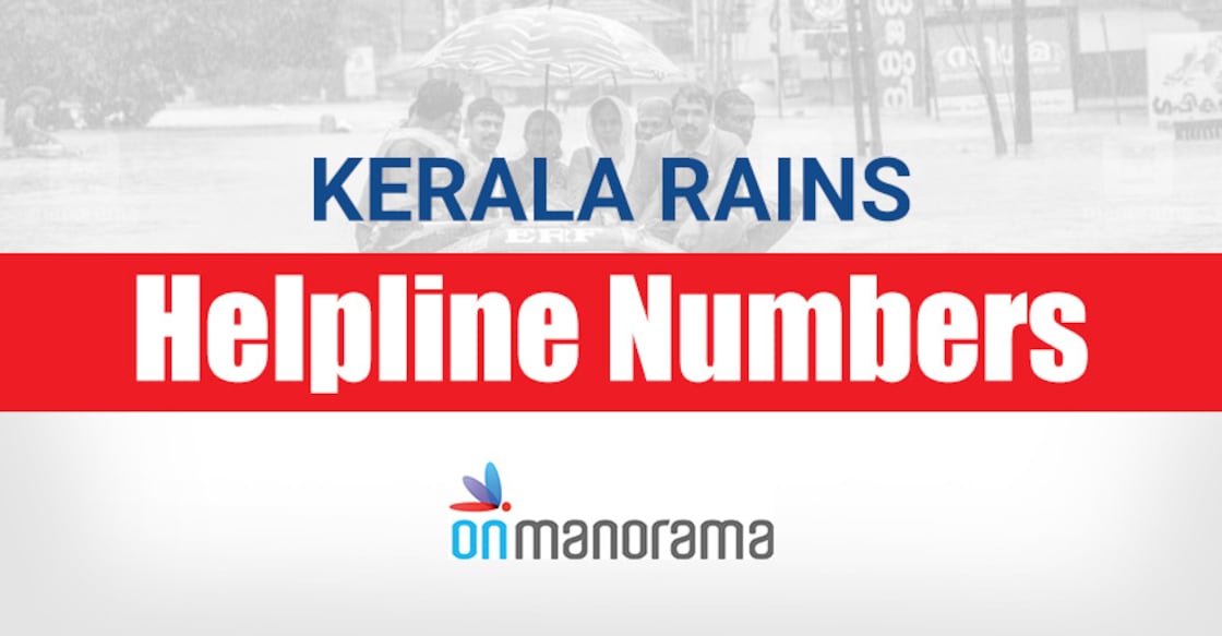 Kerala rains: Helpline and control room numbers