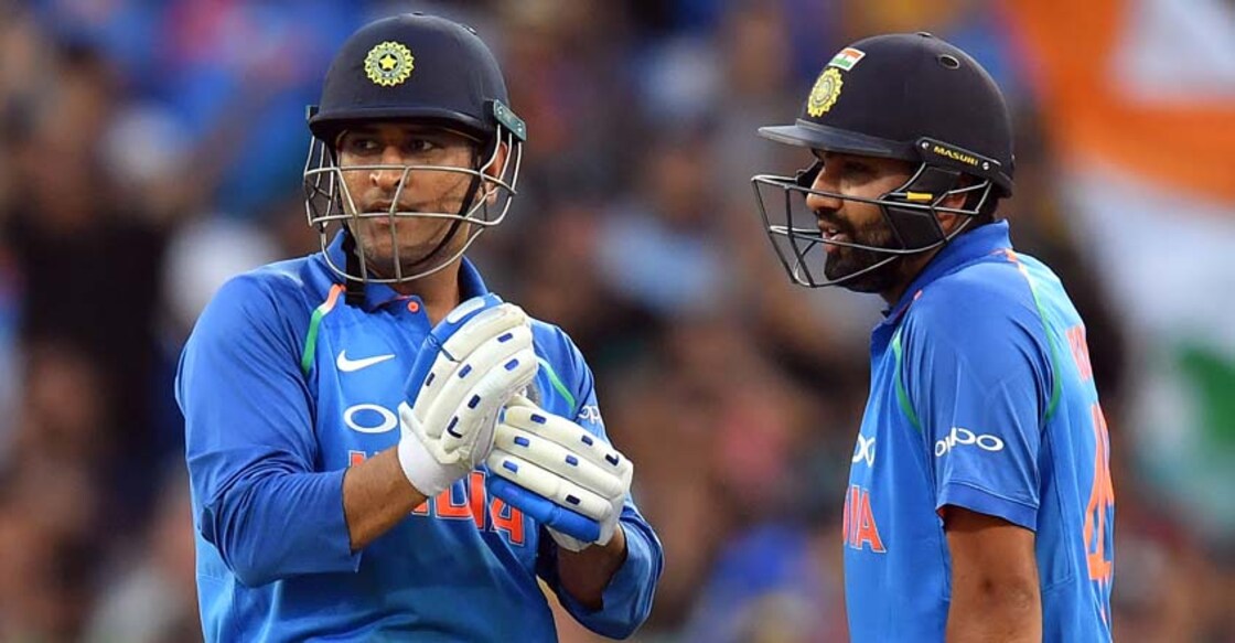 Rohit says 'ideal' number four is Dhoni, differs with Kohli