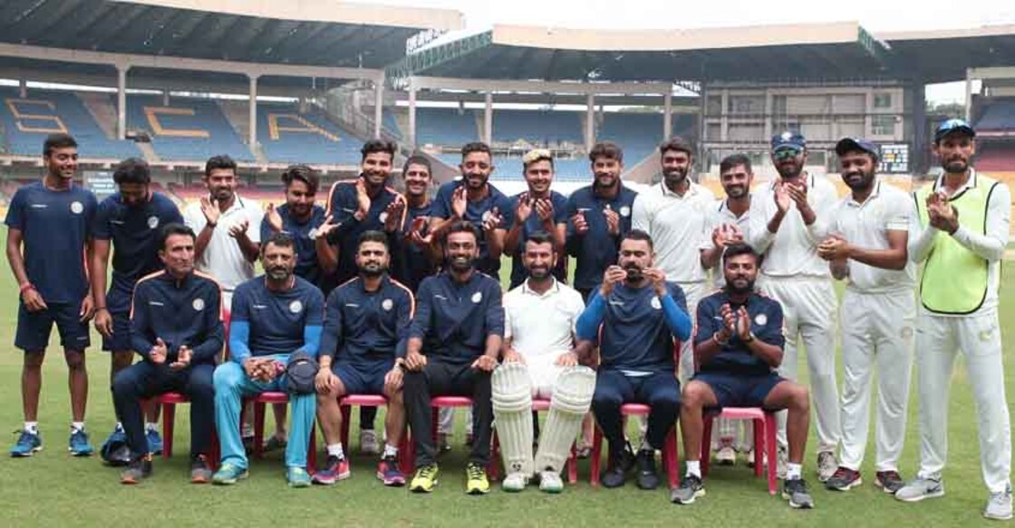 Pujara powers Saurashtra to third Ranji Trophy final Pujara powers Saurashtra to third Ranji Trophy final