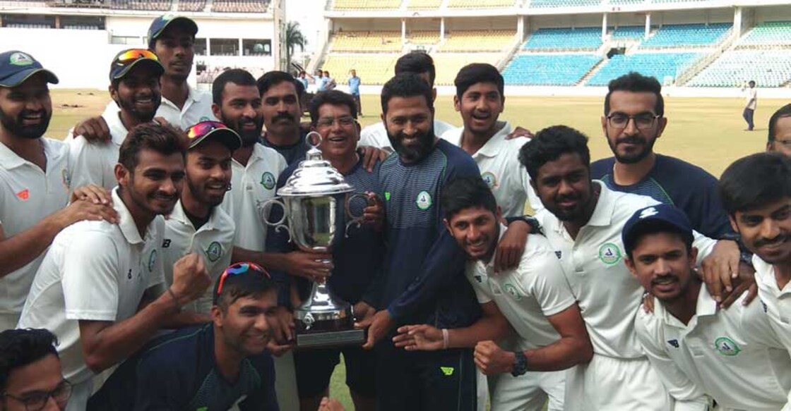 Vidarbha retain Irani Cup after draw with Rest of India