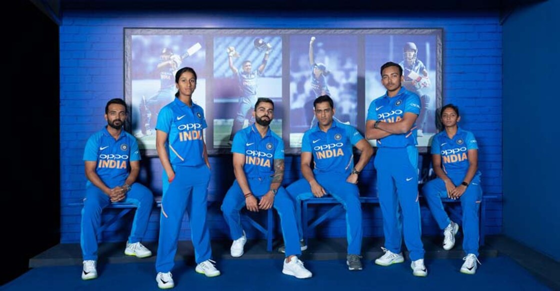 Team India unveils new jersey ahead of 2019 World Cup