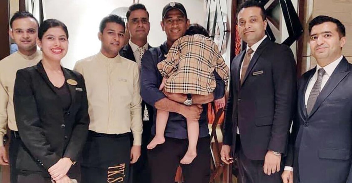 Dhoni returns after stint with Territorial Army