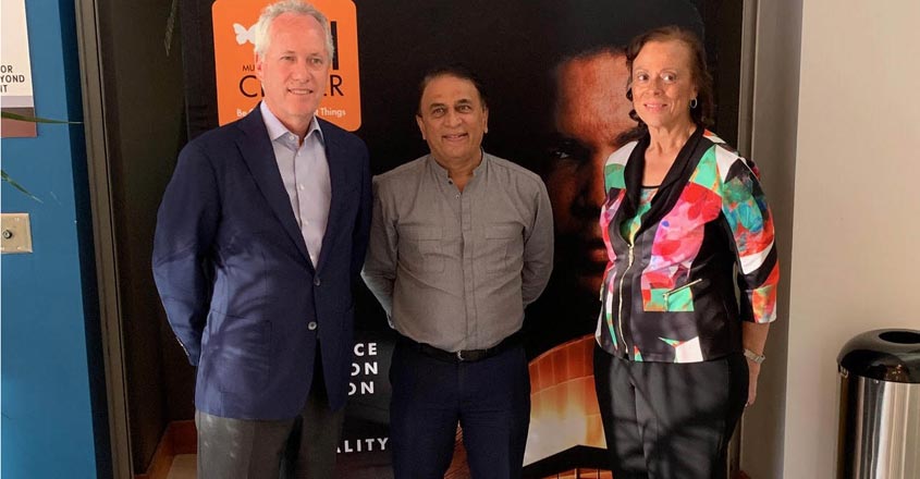 Gavaskar meets Muhammad Ali's wife, discusses cricket museum in Kentucky